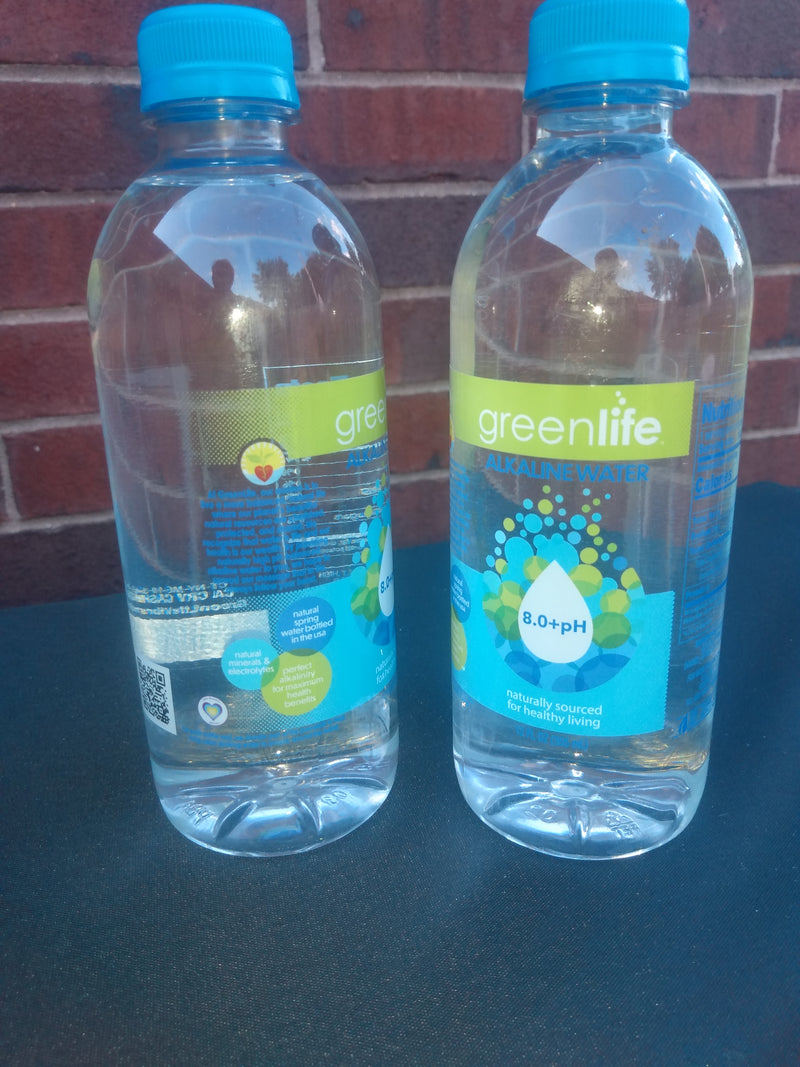 1 Bottle of GreenLife Alkaline Water Spring Water 8.0+ pH (16.9 oz or 12 oz)